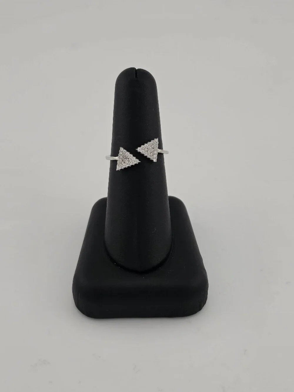 Brand New Sterling Silver 925 Double Triangle Ring